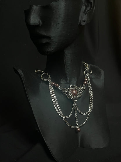 The Garnet Eclipse Necklace