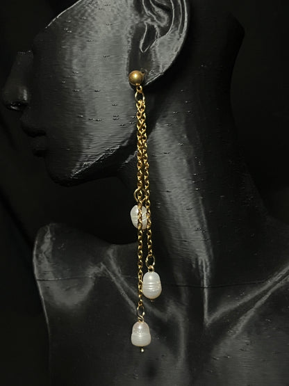 Pearl Cascade Earrings