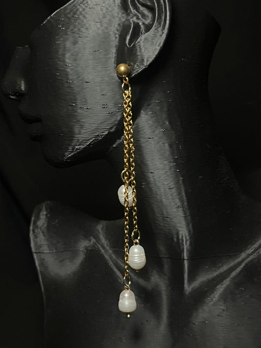 Pearl Cascade Earrings