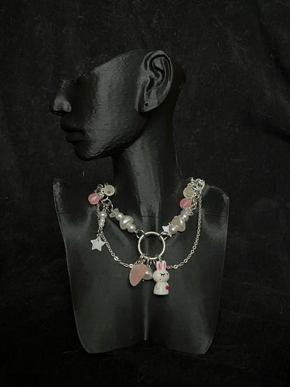 The Pink Bunny Choker