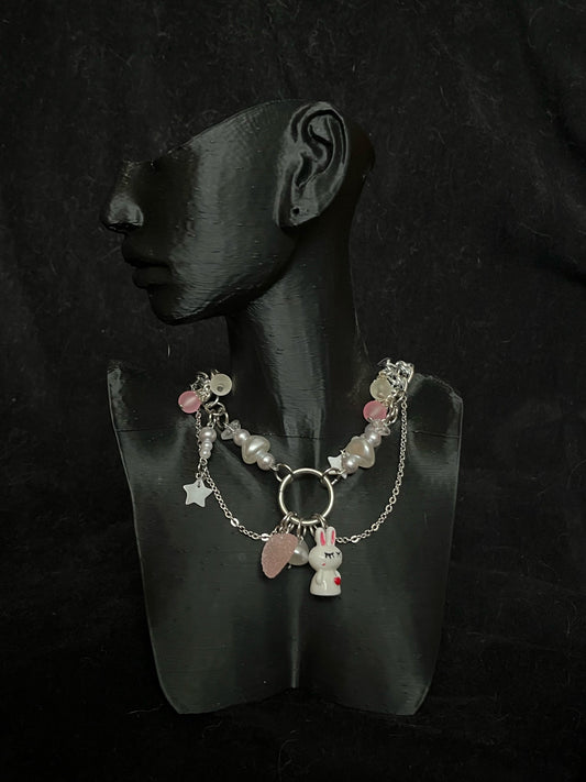 The Pink Bunny Choker
