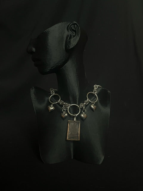 The Pink Peacock Choker