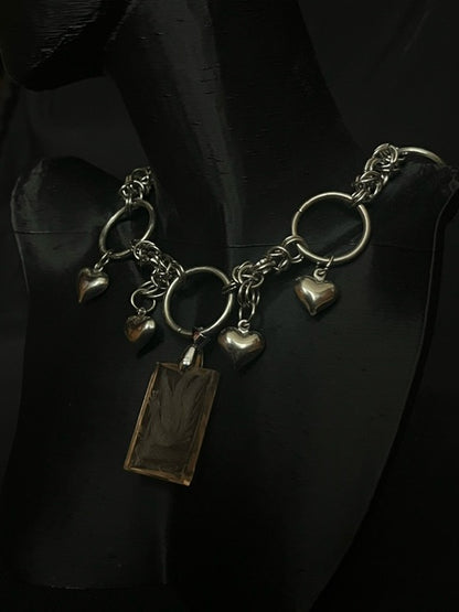 The Pink Peacock Choker